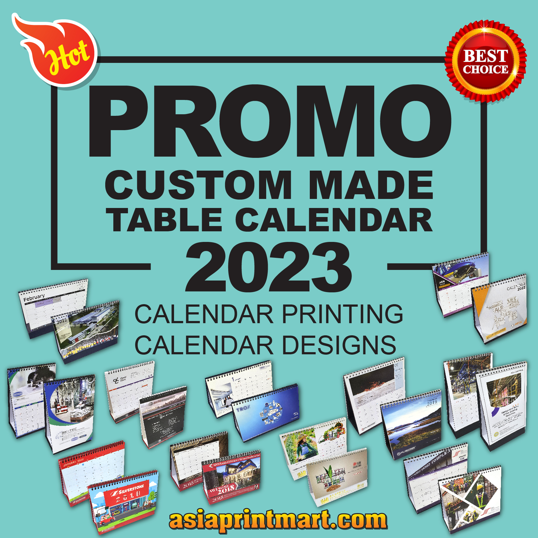 ready Made Table Calendars Printing Promotions 2023 | Custom made table calendar 2023