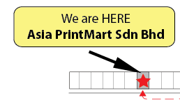 Malaysia Printing Company Location Map | KL Printing Company